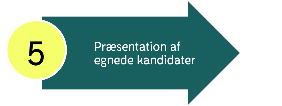 Præsentation af egnede kandidater