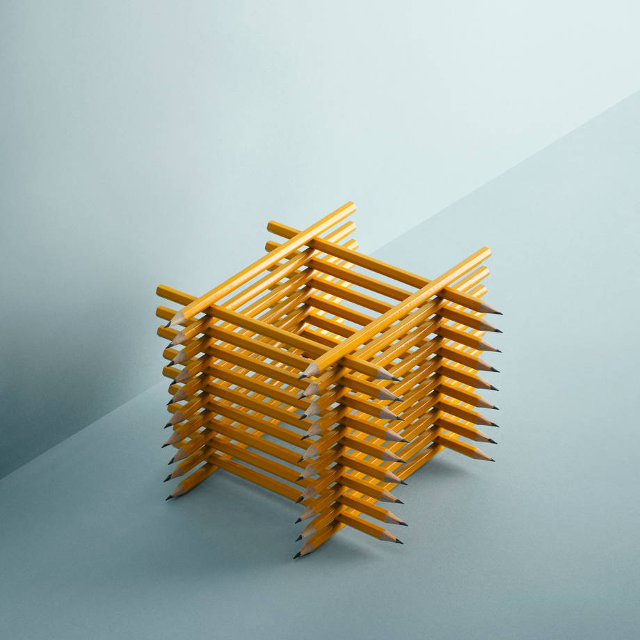Structure from pencils_Accountor brand images