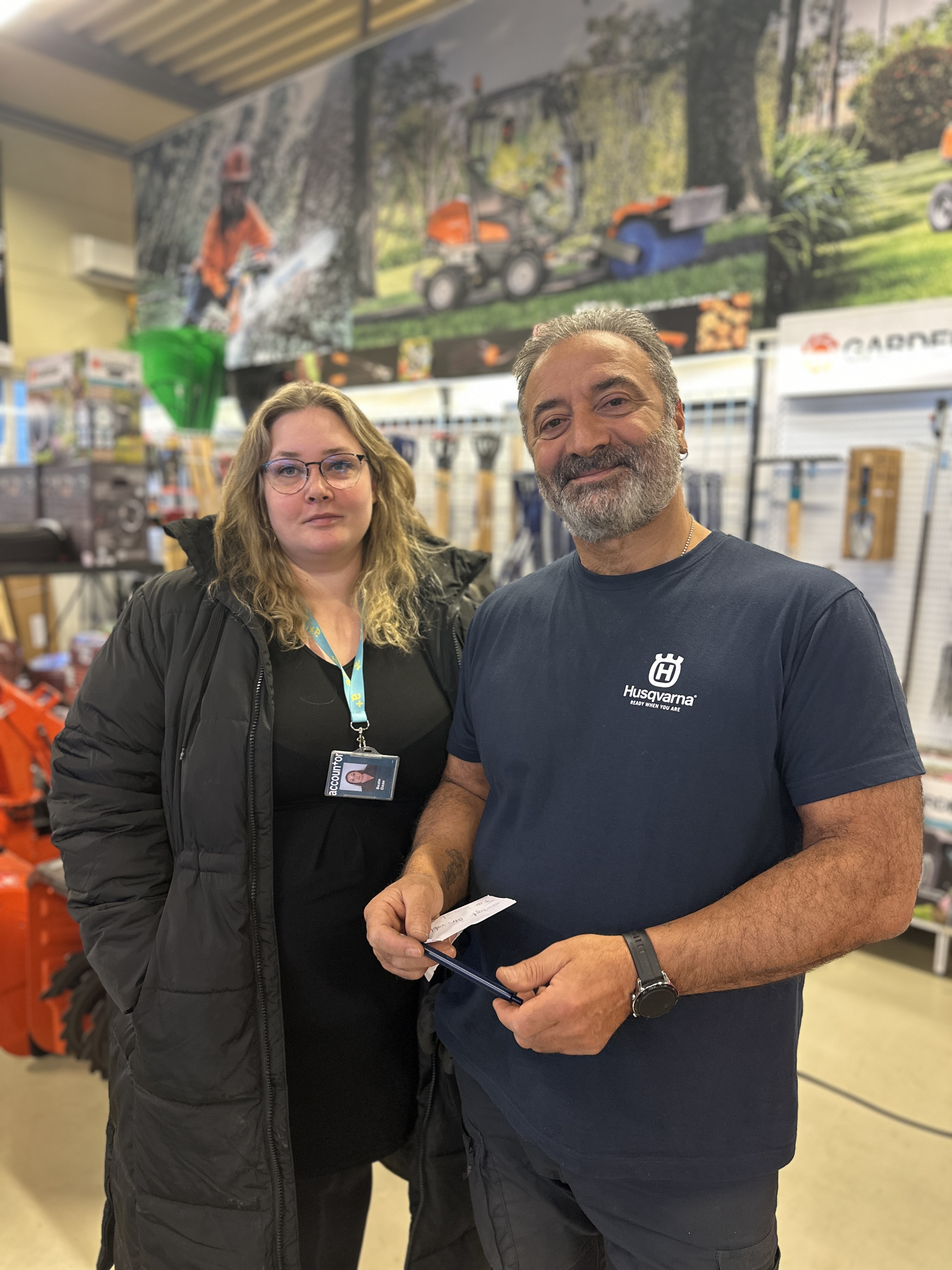 Moses Tregren - tidligere daglig leder for Florum maskin og regnskaprådgiver Beate Daae