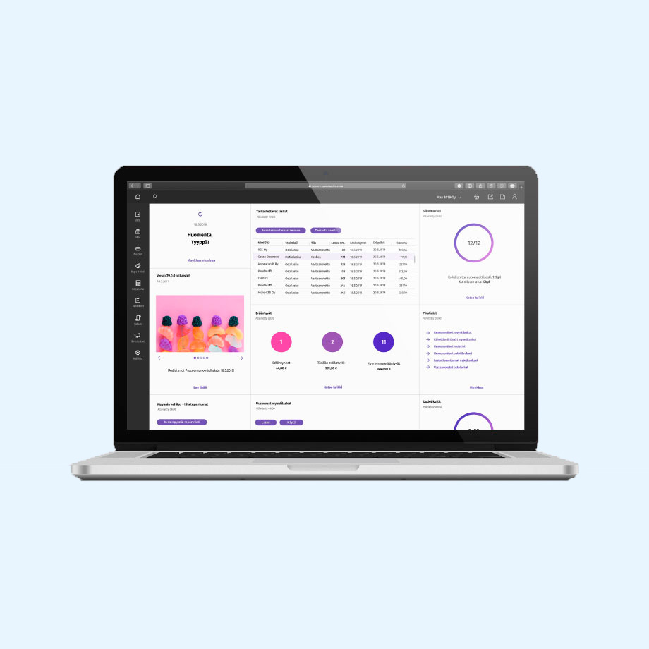 Kirjanpito-ohjelma Procountor