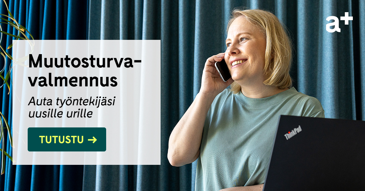 Muutosturvavalmennus käynnissä.