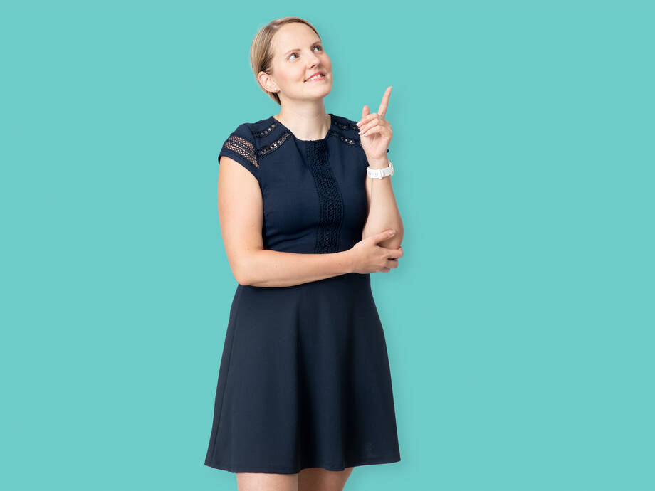 lady in dress thinking_portrait