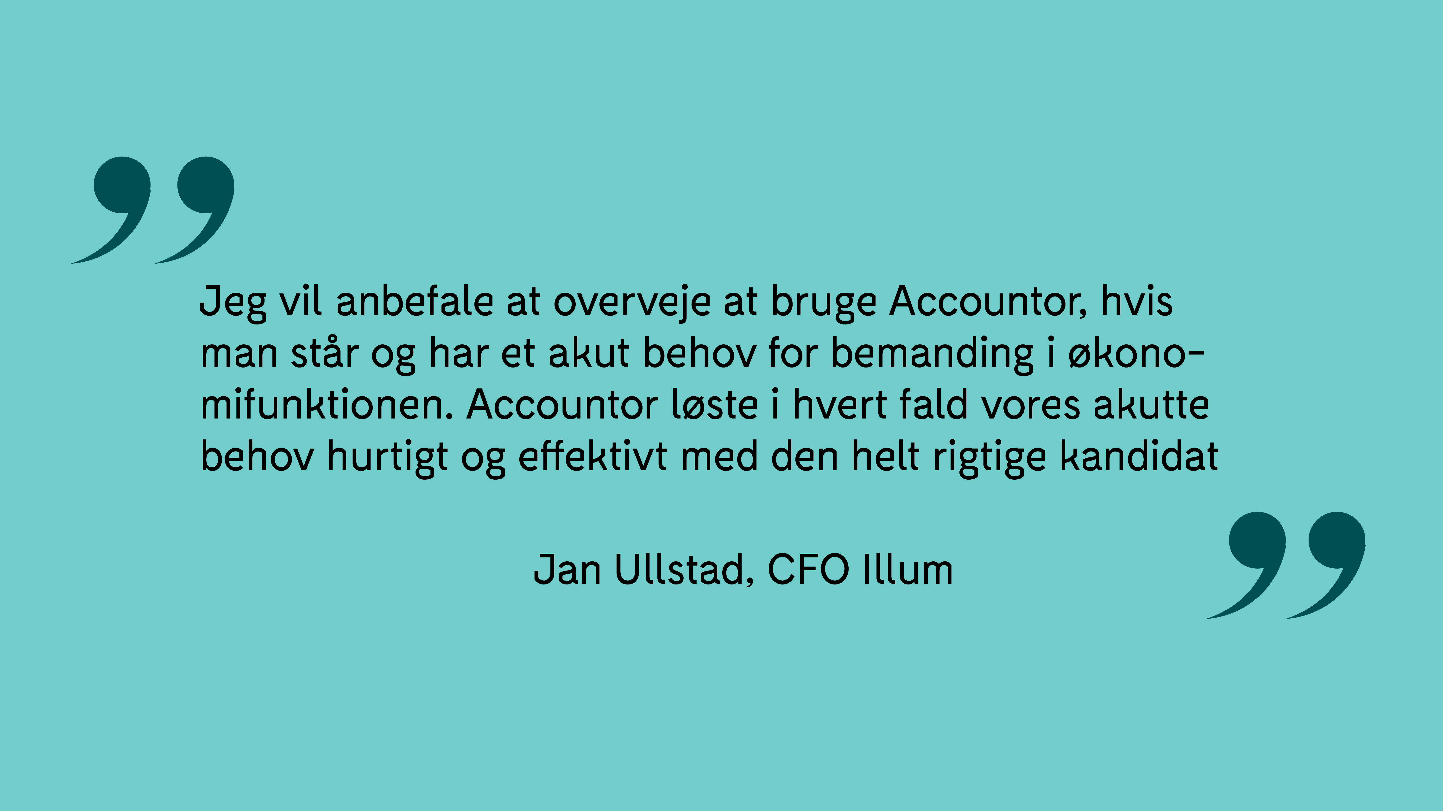 Bogholder - kunde citat - Accountor Danmark