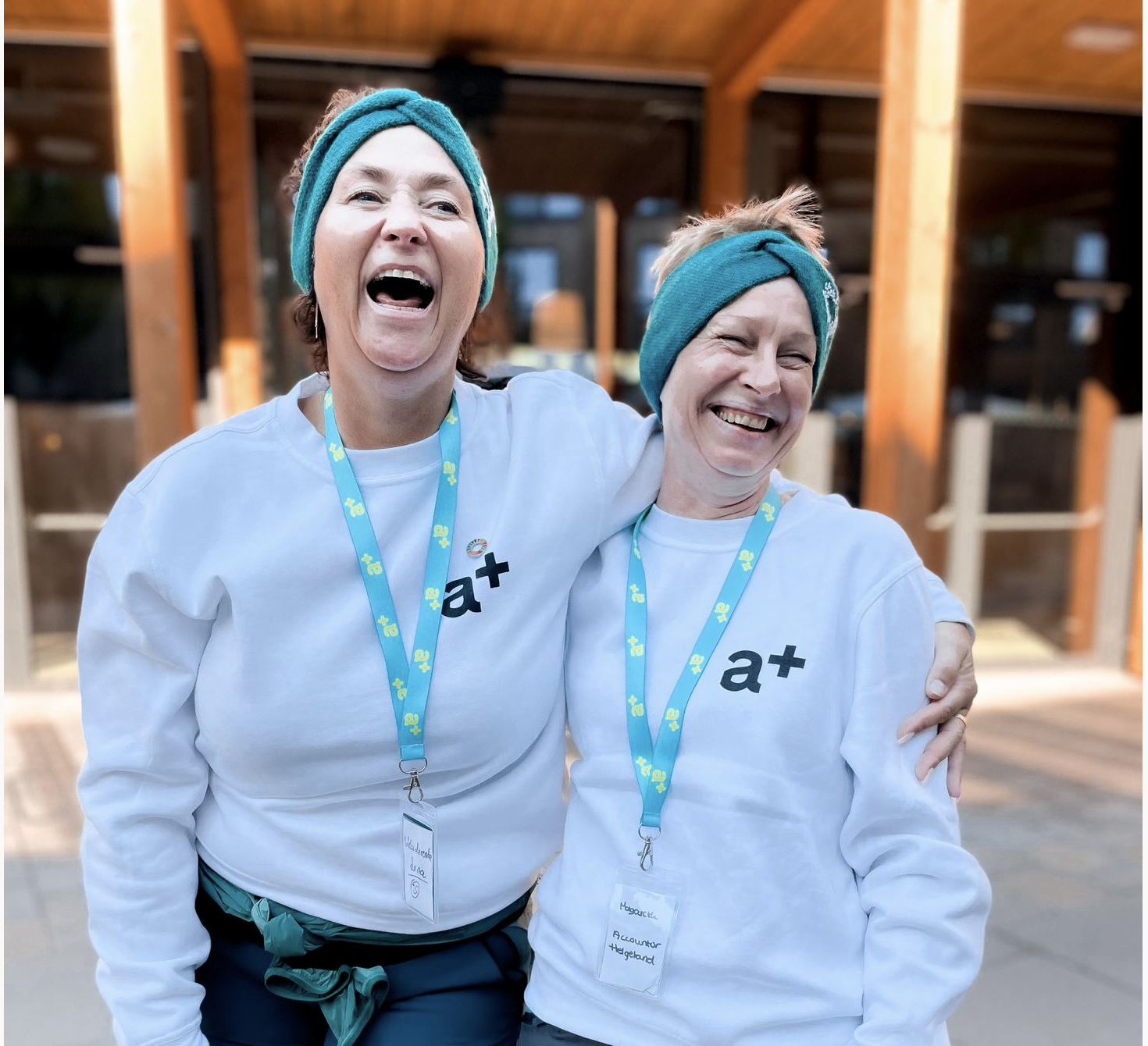 Lena og Margareth fra Accountor Helgeland smilende