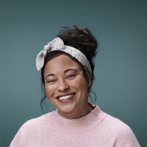 Accountor brand. Woman