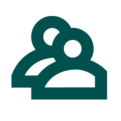 Ikon med to personer