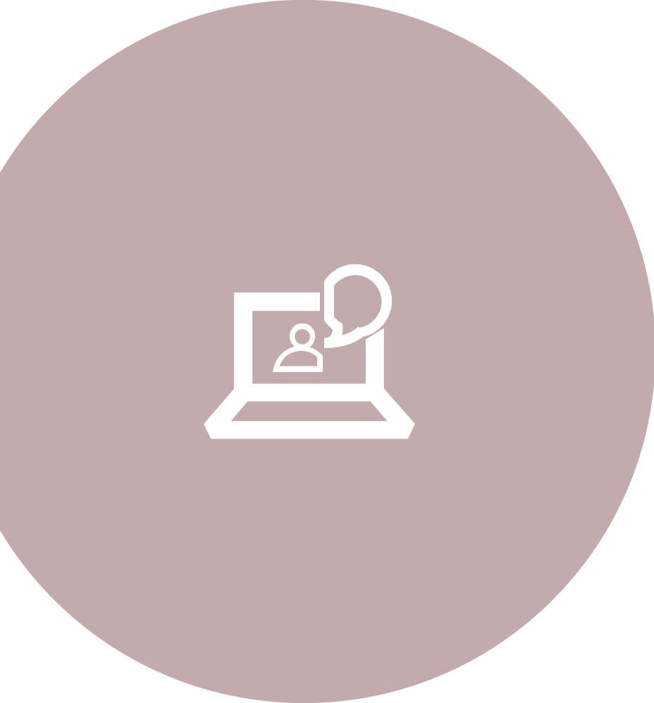 Webinar icon beige