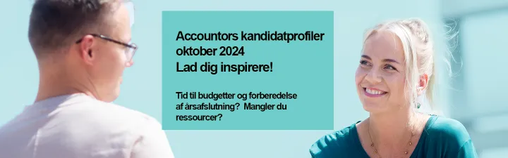 Økonomimedarbejdere - Accountors kandidatprofiler oktober 2024 